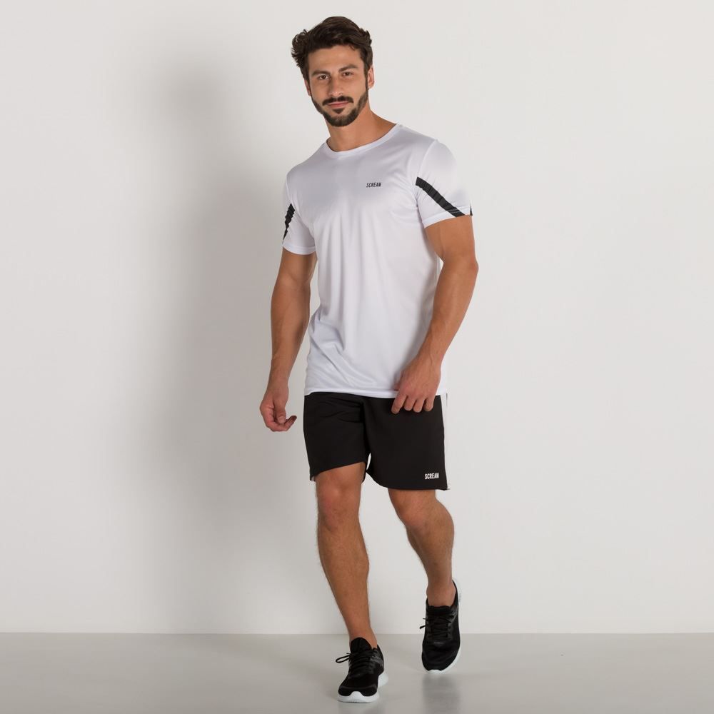 Camiseta Esportiva Dry Poliéster Scream