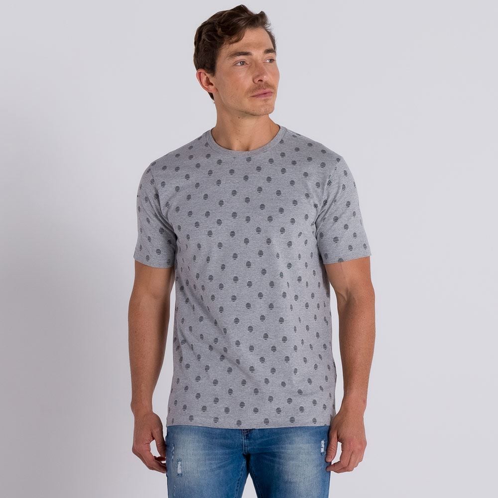 Camiseta Estampada Full Print Marc Alain