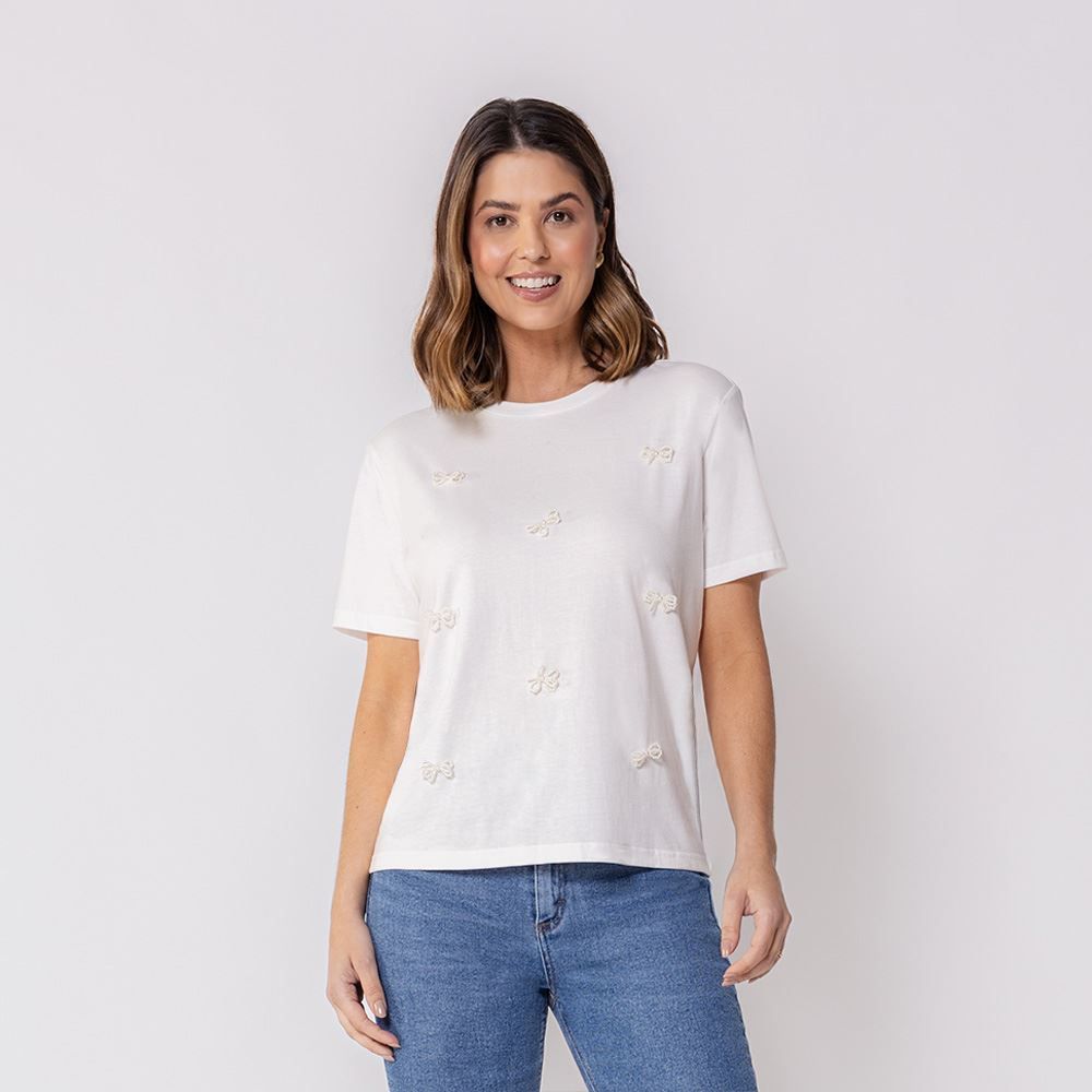Camiseta Feminina Com Laços Boby Blues