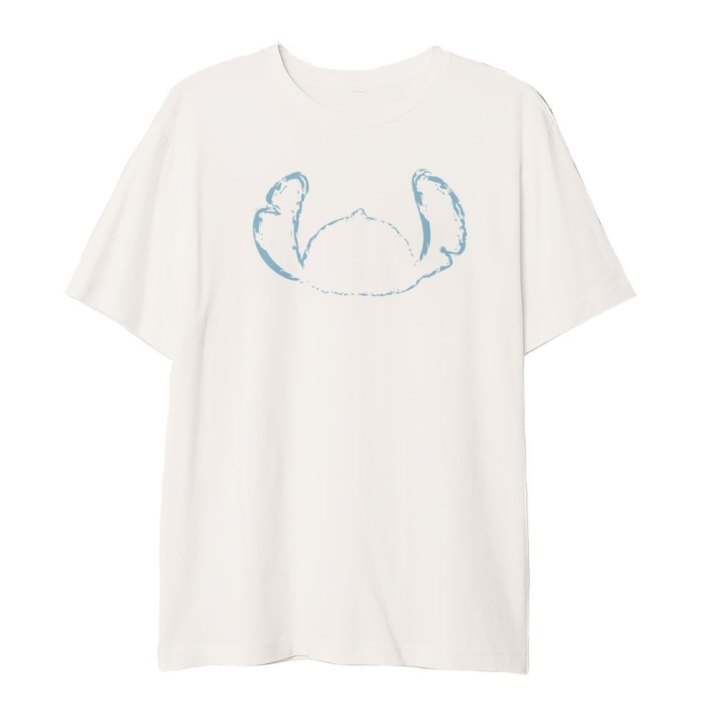 Camiseta Feminina De Algodão Stitch Deitado Bandup