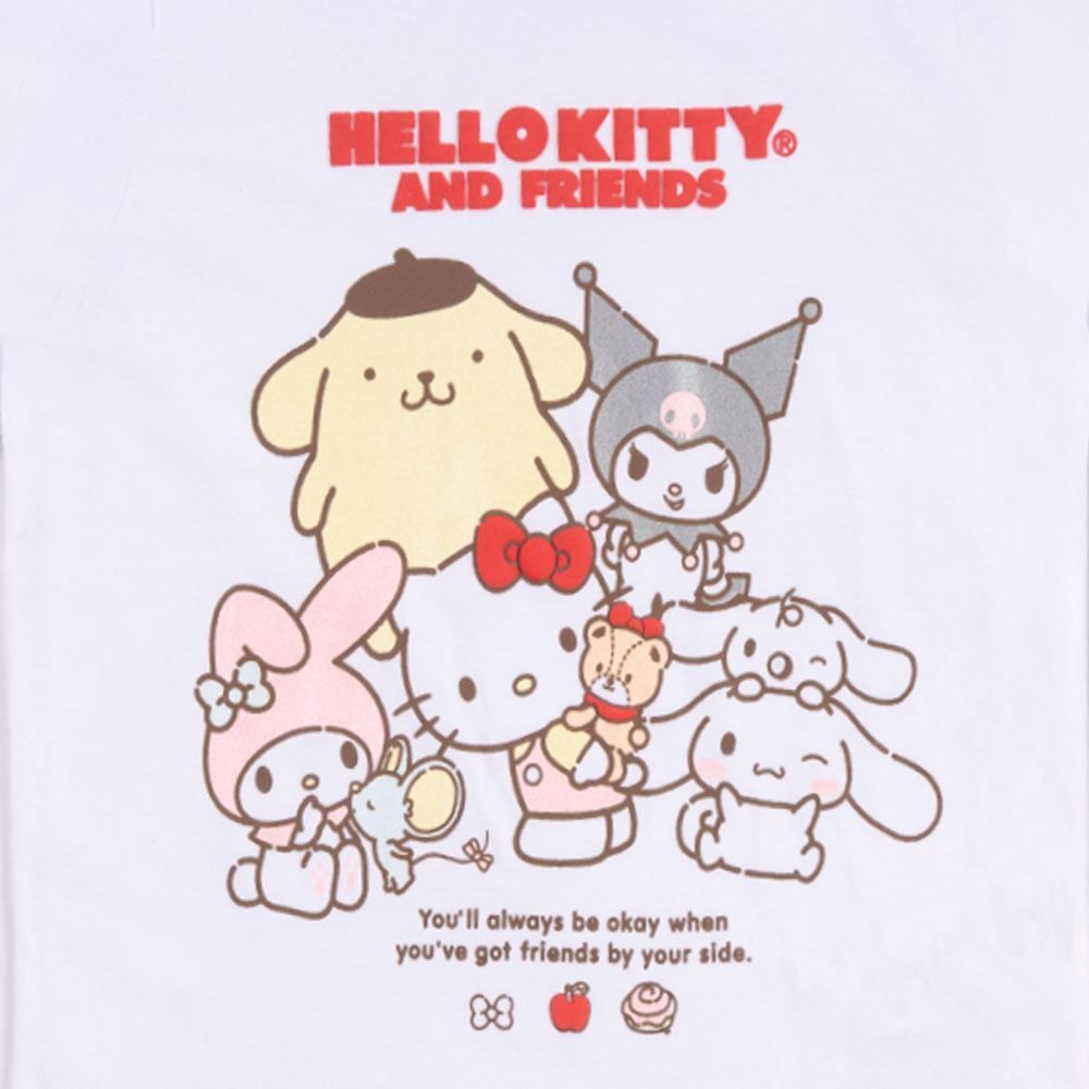 Camiseta Hello Kitty And Friends 4 a 10 Anos Sanrio
