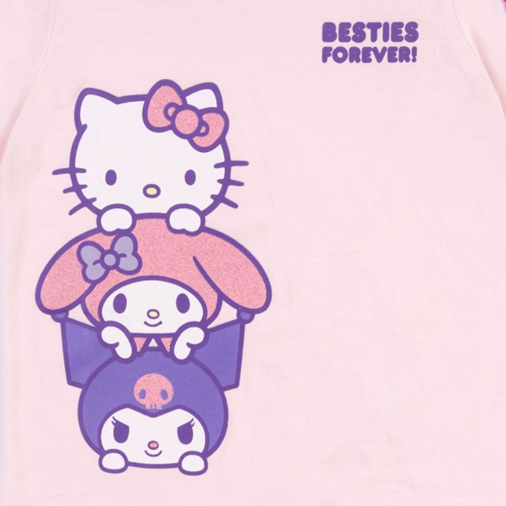 Camiseta Hello Kitty Besties Forever Infantil 4 a 10 Anos Sanrio
