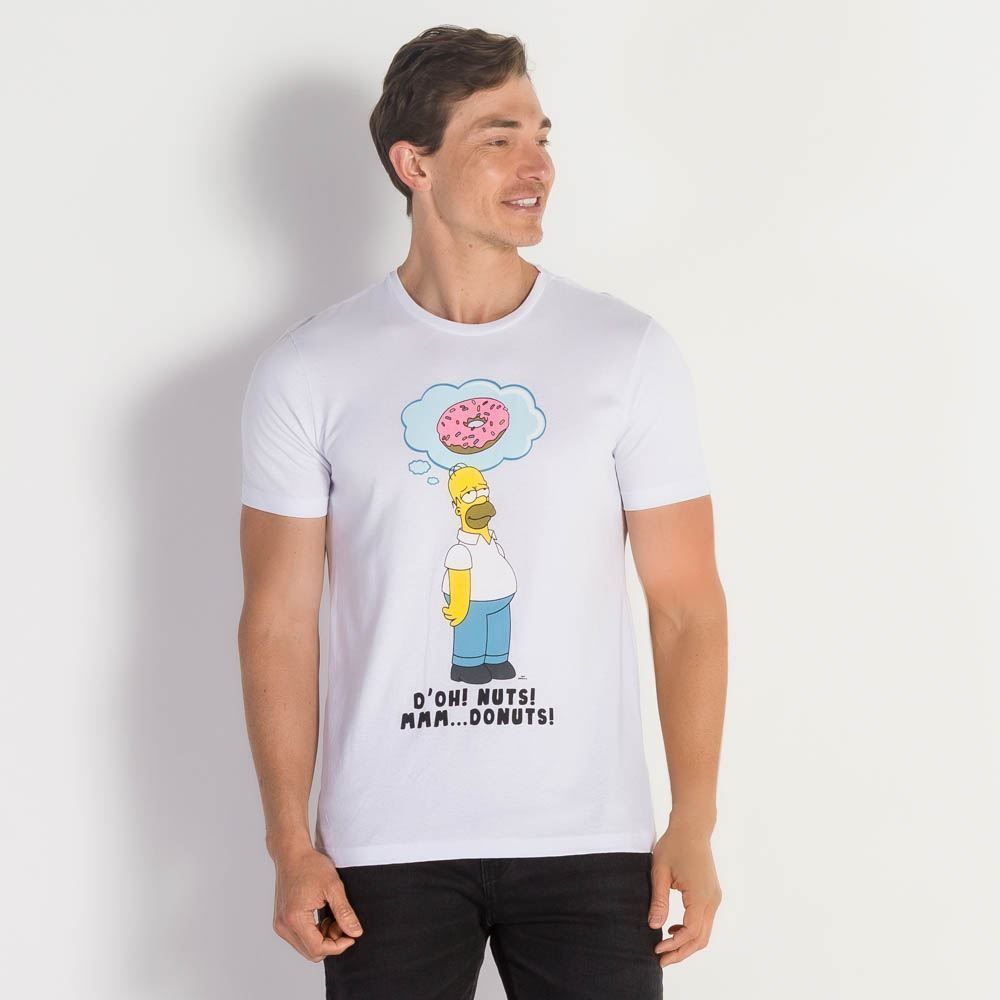 Camiseta Homer Donuts Simpsons Disney
