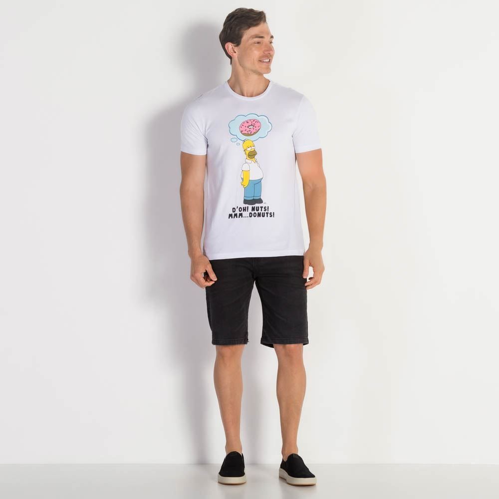 Camiseta Homer Donuts Simpsons Disney