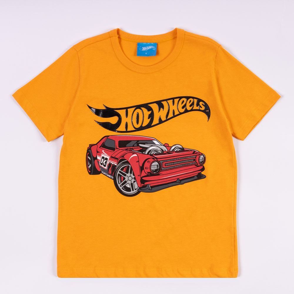 Camiseta Hot Wheels Infantil 4 a 10 Anos Mattel