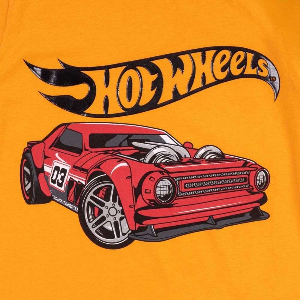 Camiseta Hot Wheels Infantil 4 a 10 Anos Mattel