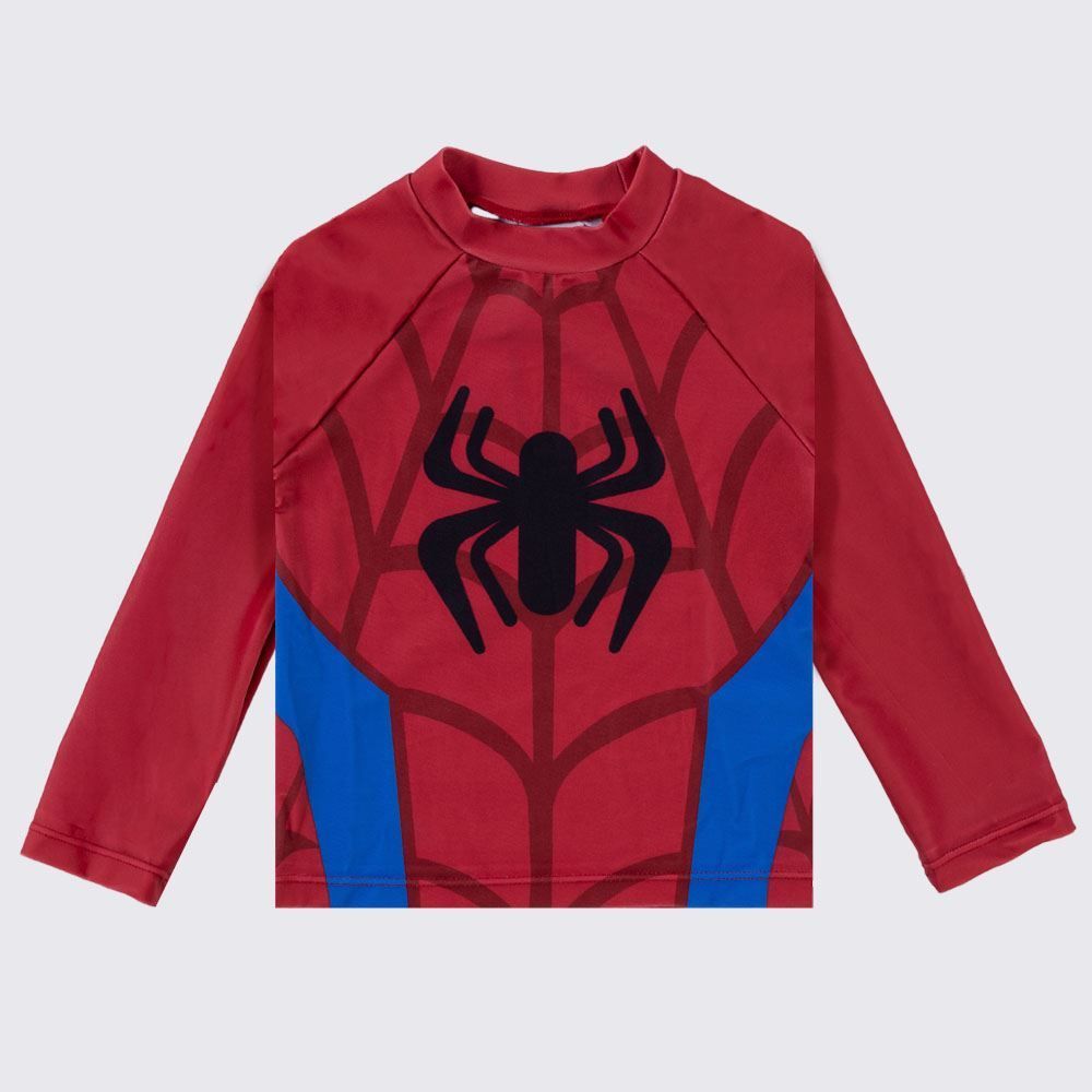 Camiseta Infantil Com Proteção UV Homem-Aranha 1 a 3 Anos Marvel