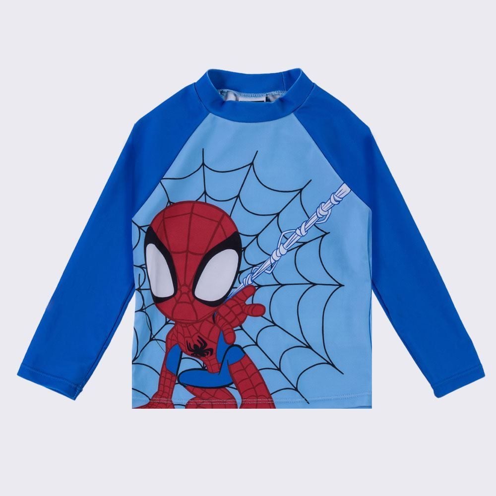 Camiseta Infantil Com Proteção UV Homem Aranha 1 a 4 Anos Marvel