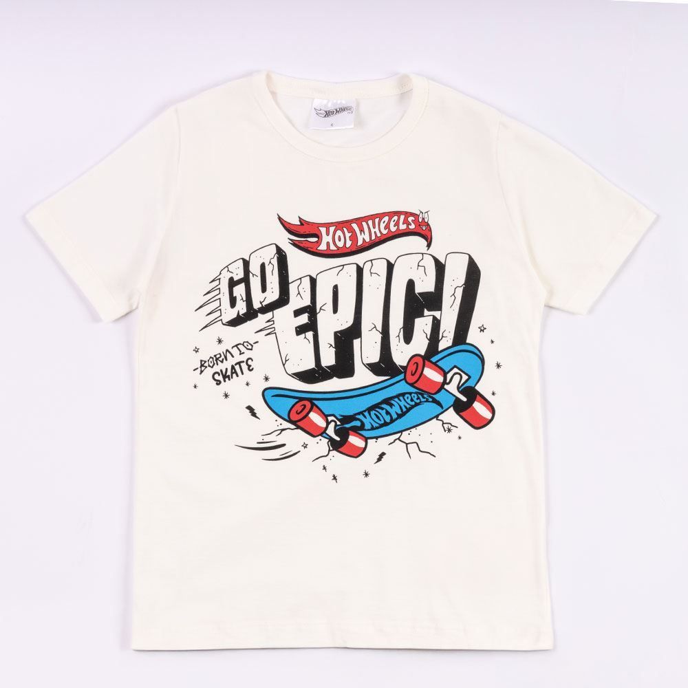Camiseta Hot Wheels Infantil 4 a 10 Anos Mattel