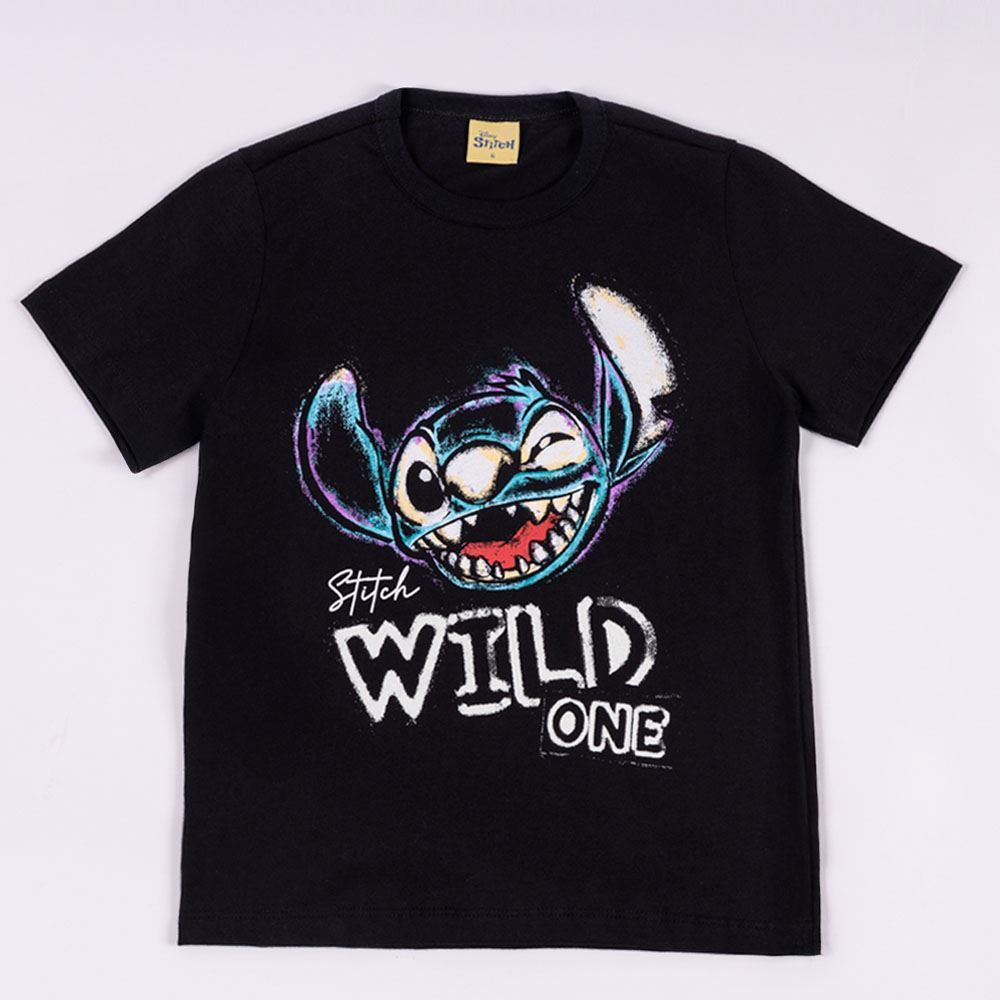 Camiseta Infantil Menino Stitch Wild One