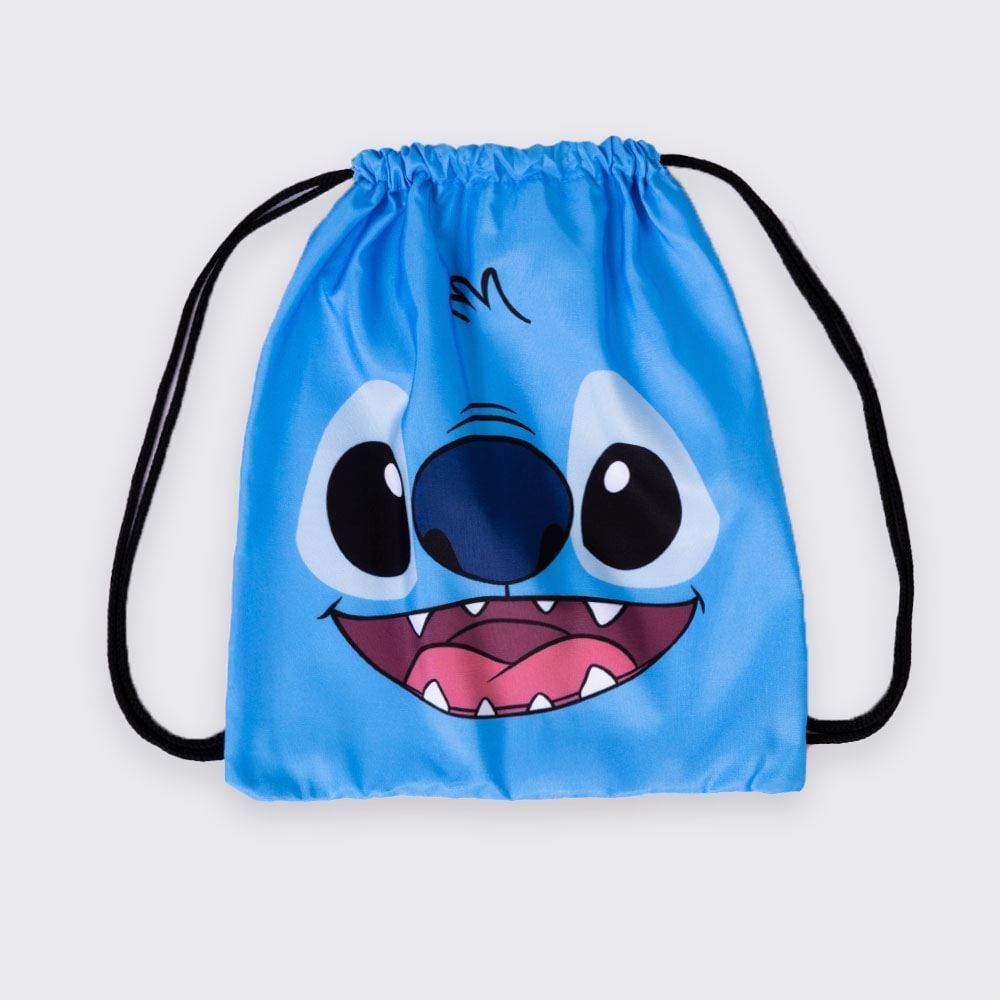 Camiseta Infantil Stitch 4 a 10 anos Com Mochila Disney