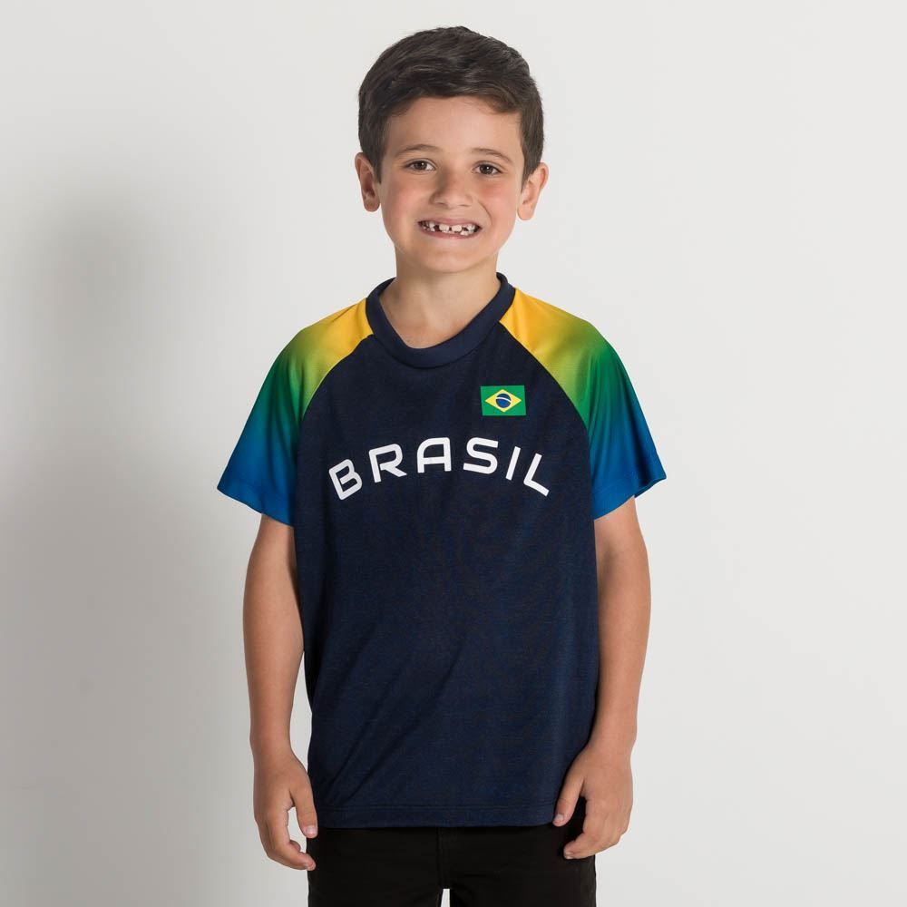 Camiseta Infantil Unissex Amazon Brasil Body Lab
