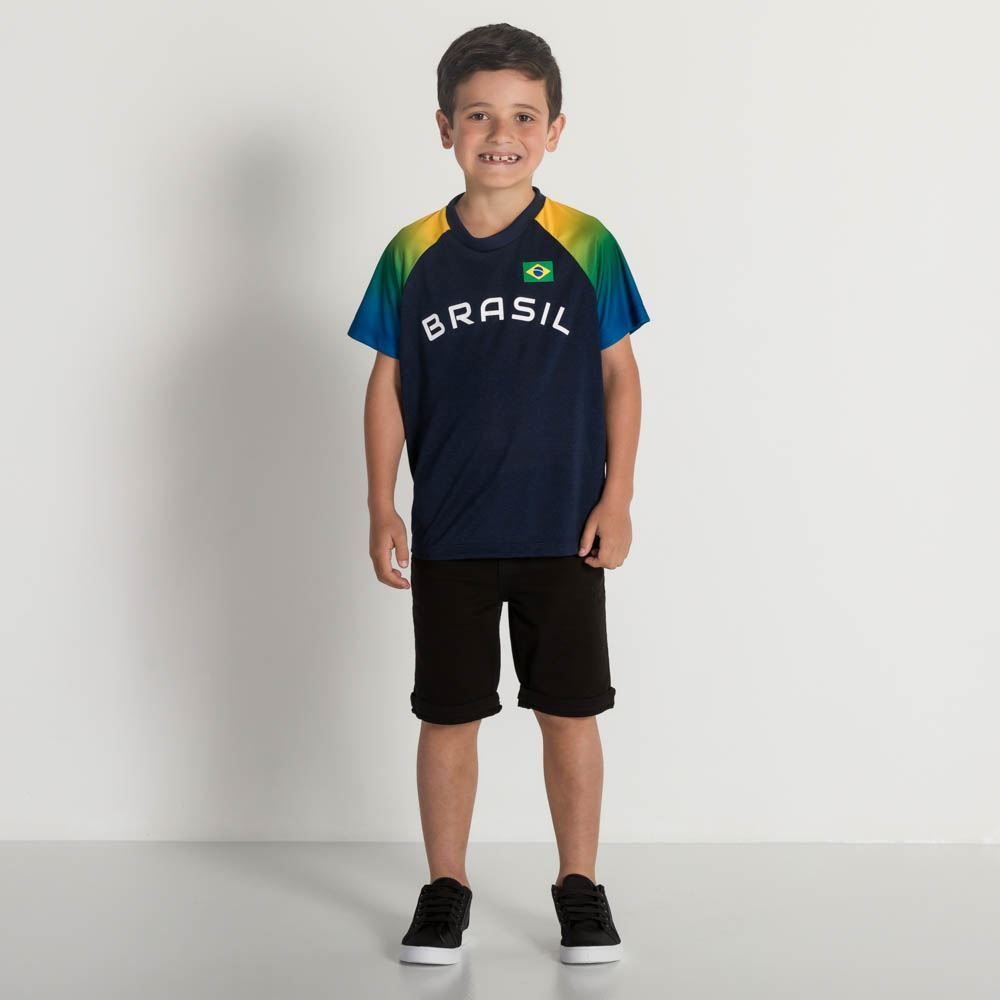 Camiseta Infantil Unissex Amazon Brasil Body Lab