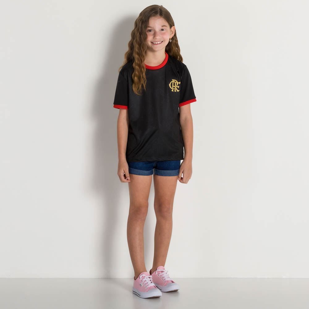 Camiseta Infantil Unissex Building Flamengo