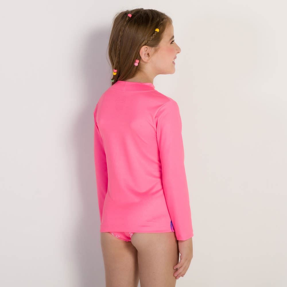 Camiseta Infantil UV 4 a 10 Anos Barbie Mattel