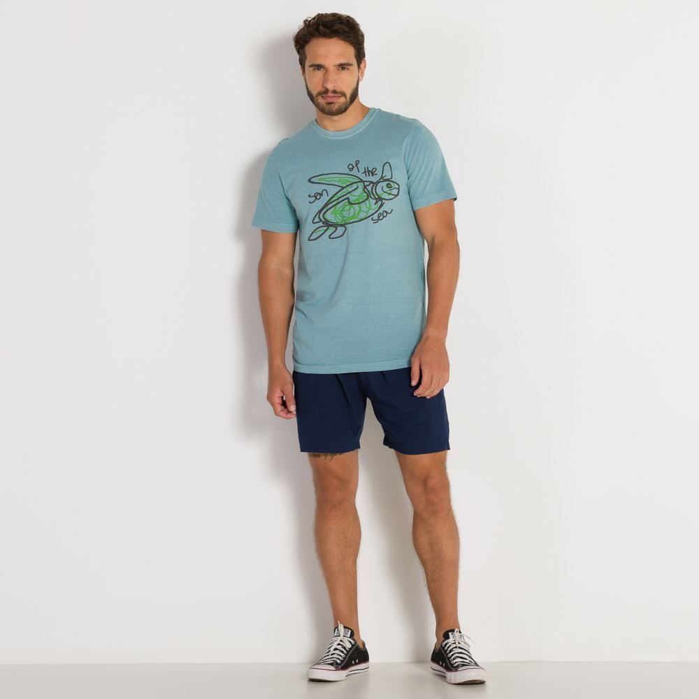 Camiseta Lavada Tartaruga Thing
