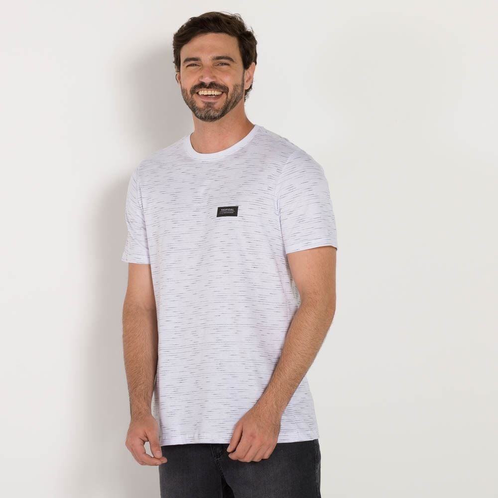 Camiseta Malha Tropical Marc Alain