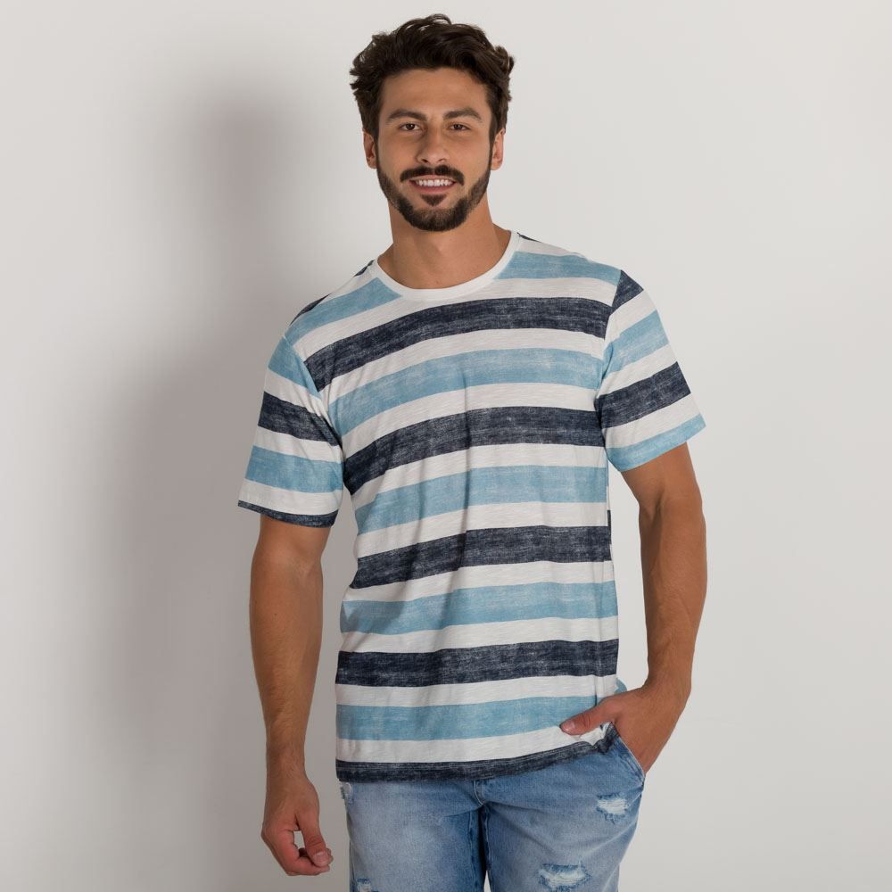 Camiseta Manga Curta Listrada Marc Alain
