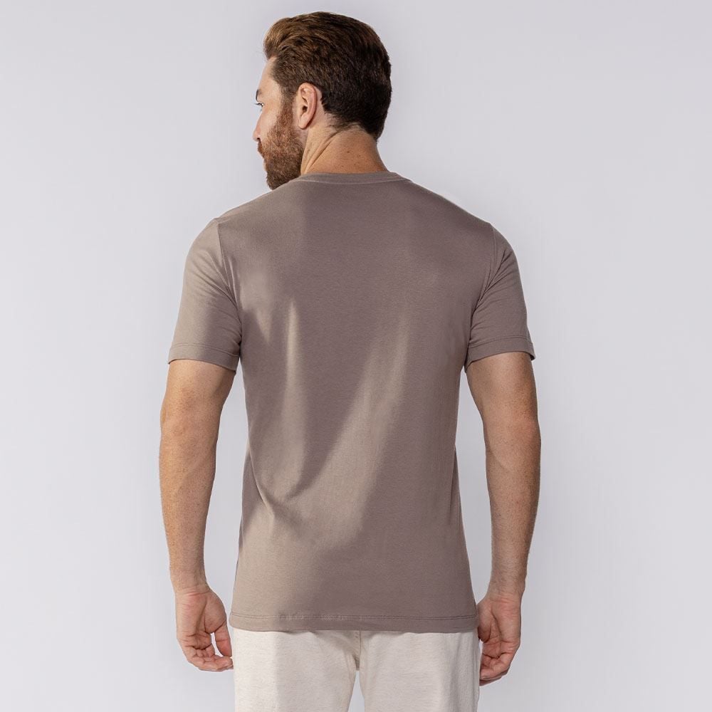 Camiseta Masculina De Algodão Marc Alain