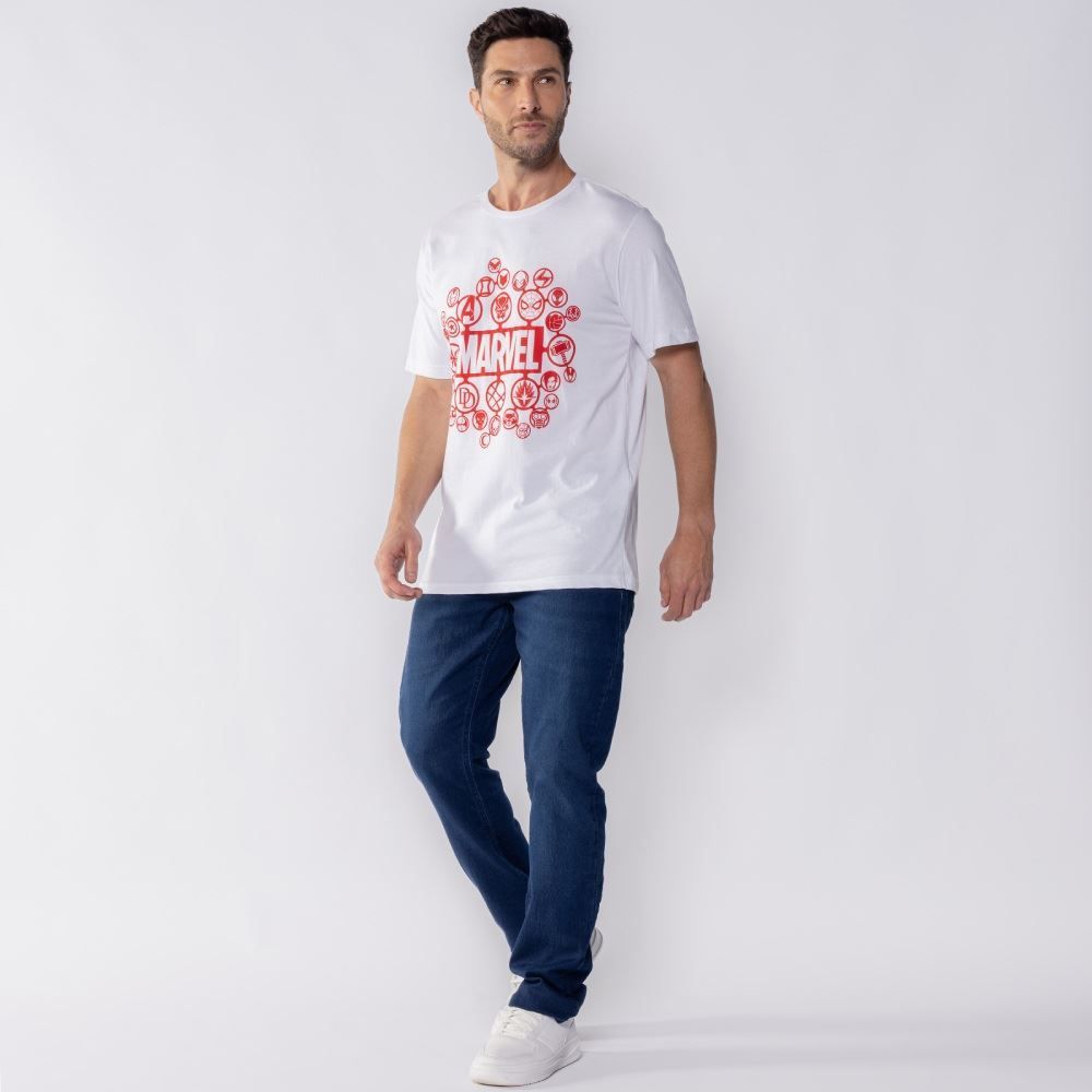 Camiseta Marvel Masculina Bandup