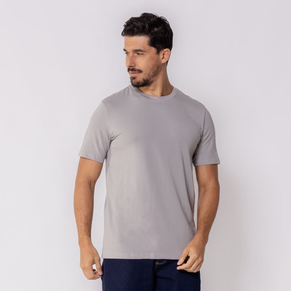 Camiseta Masculina Básica Cotton Marc Alain