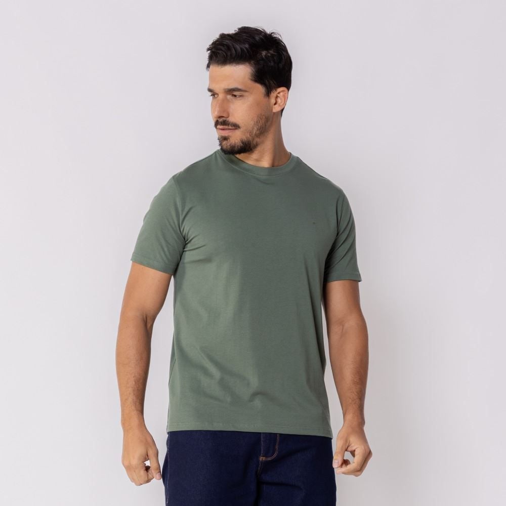 Camiseta Masculina Básica Cotton Marc Alain