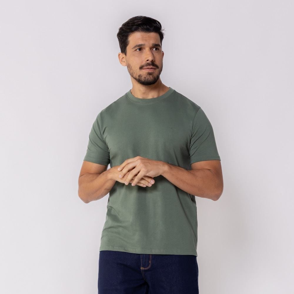Camiseta Masculina Básica Cotton Marc Alain