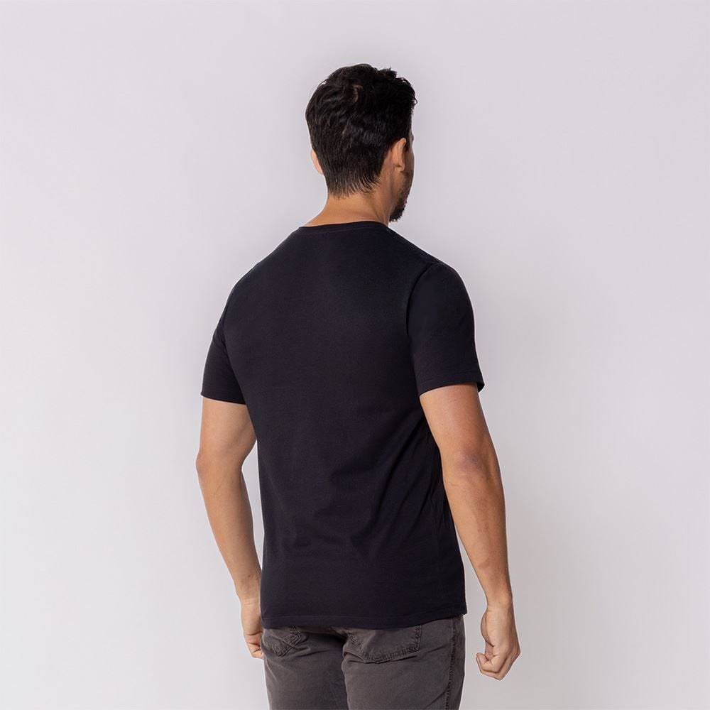 Camiseta Masculina Básica De Algodão Marc Alain