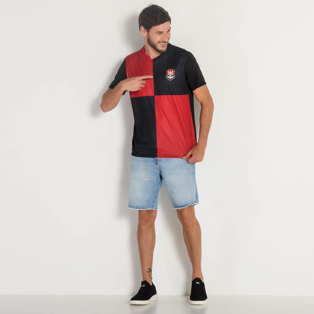 Camiseta Masculina Chess Flamengo