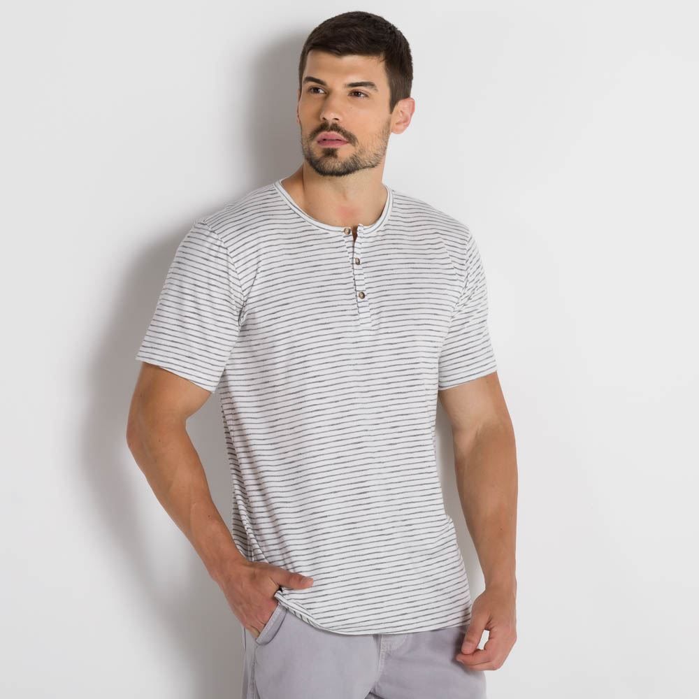 Camiseta Masculina Com Peitilho Marc Alain