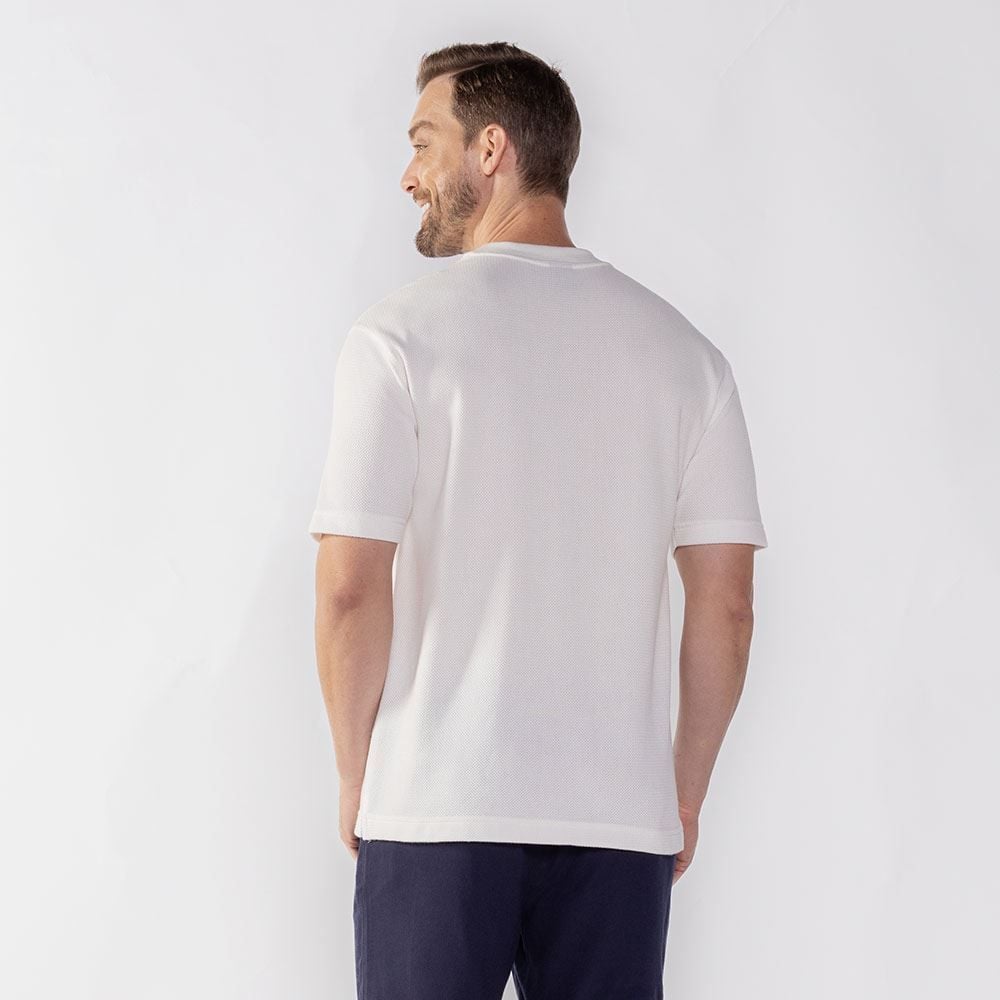 Camiseta Masculina Com Textura Marc Alain