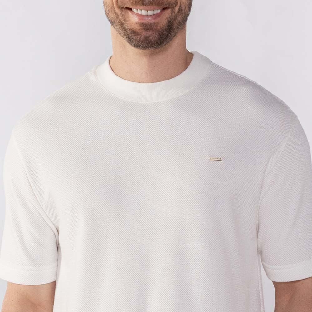 Camiseta Masculina Com Textura Marc Alain