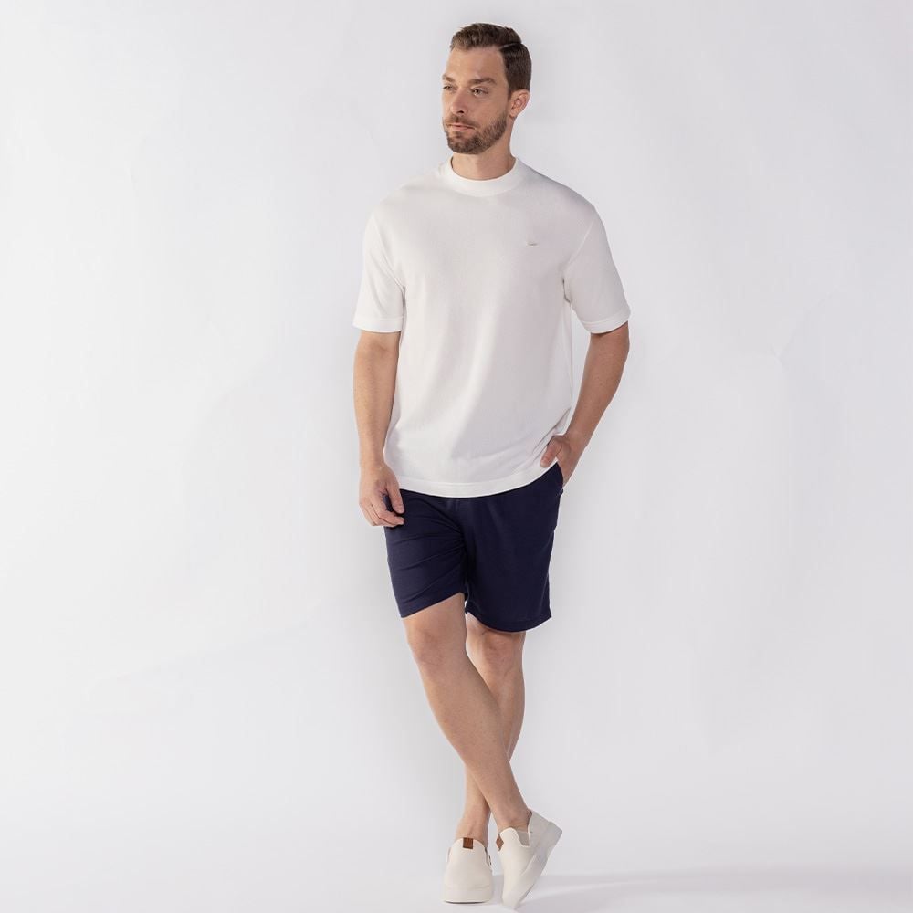 Camiseta Masculina Com Textura Marc Alain