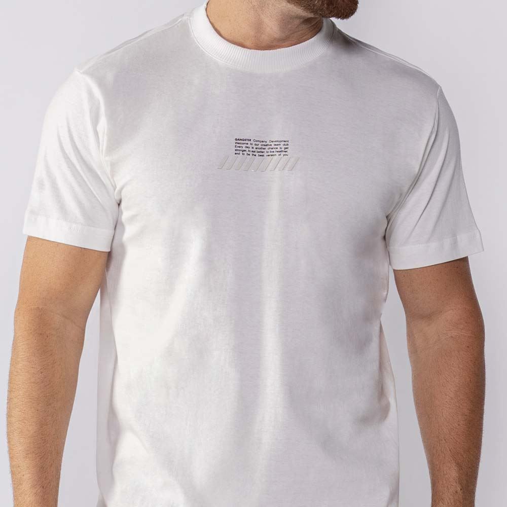 Camiseta Masculina De Algodão Gangster