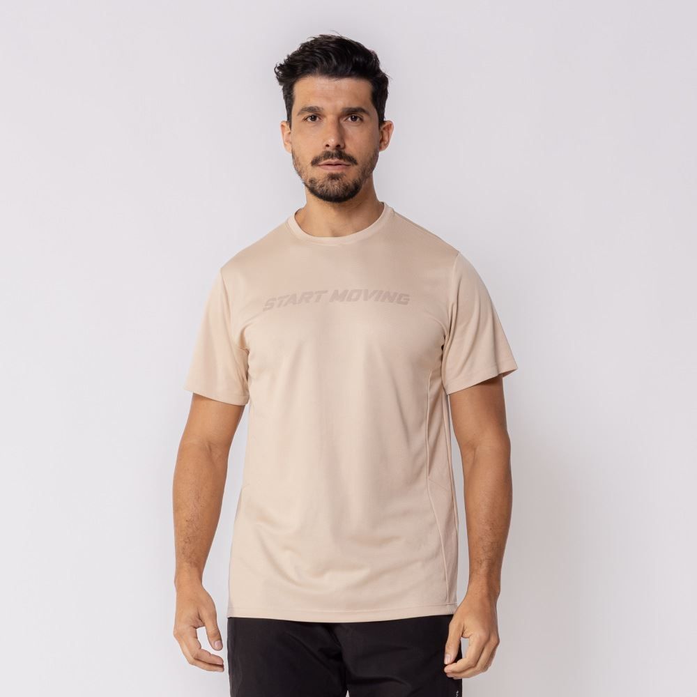 Camiseta Masculina Dry Fit Start Moving Scream