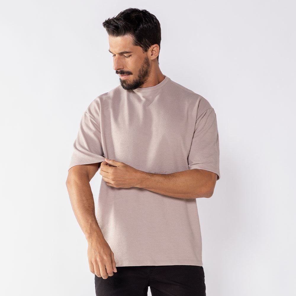 Camiseta Masculina Em Malha Crochê Thing