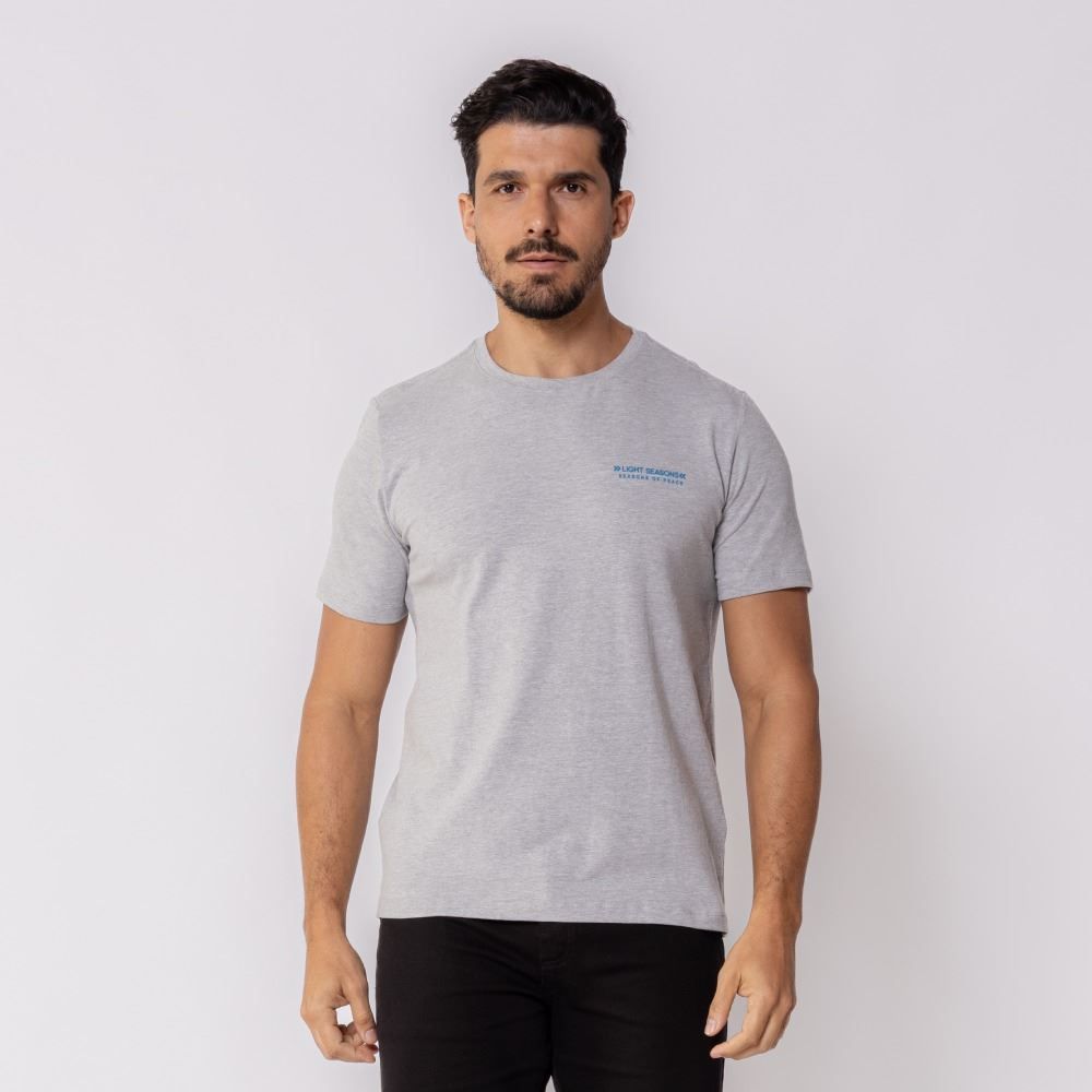 Camiseta Masculina Estampada De Cotton Marc Alain 