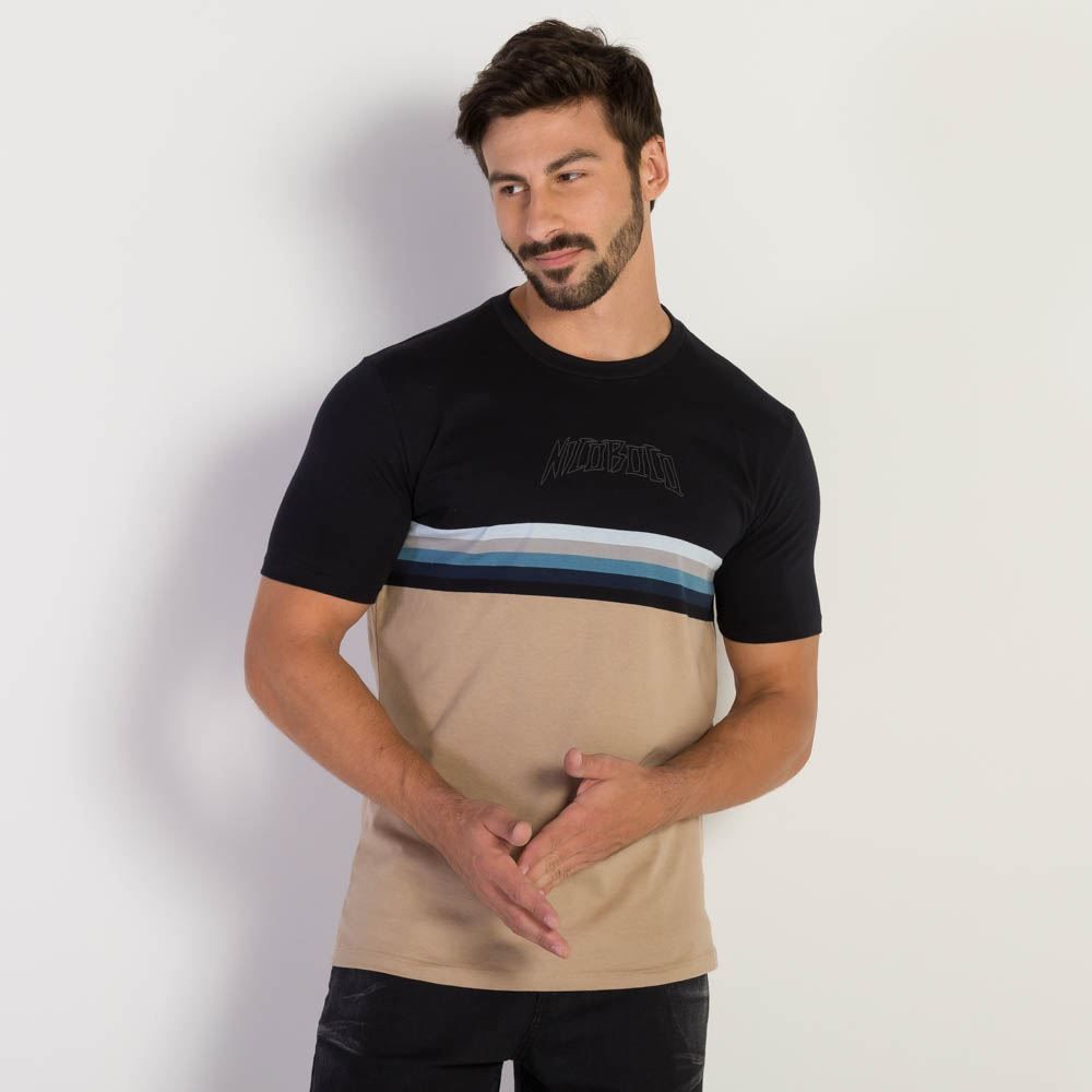Camiseta Masculina Fio Tinto Nicoboco