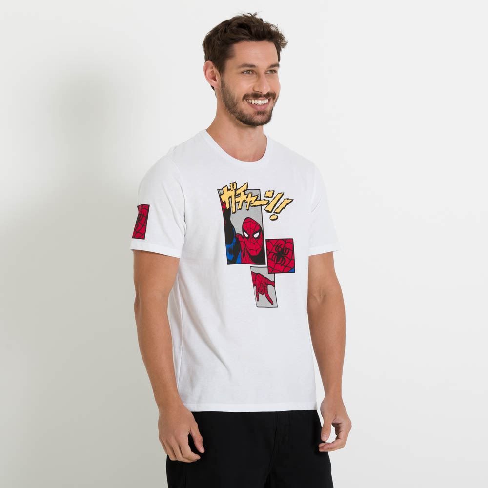 Camiseta Masculina Homem Aranha Marvel