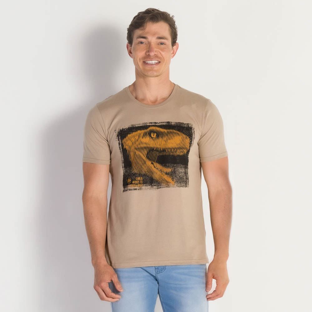 Camiseta Masculina Jurassic Park BandUP