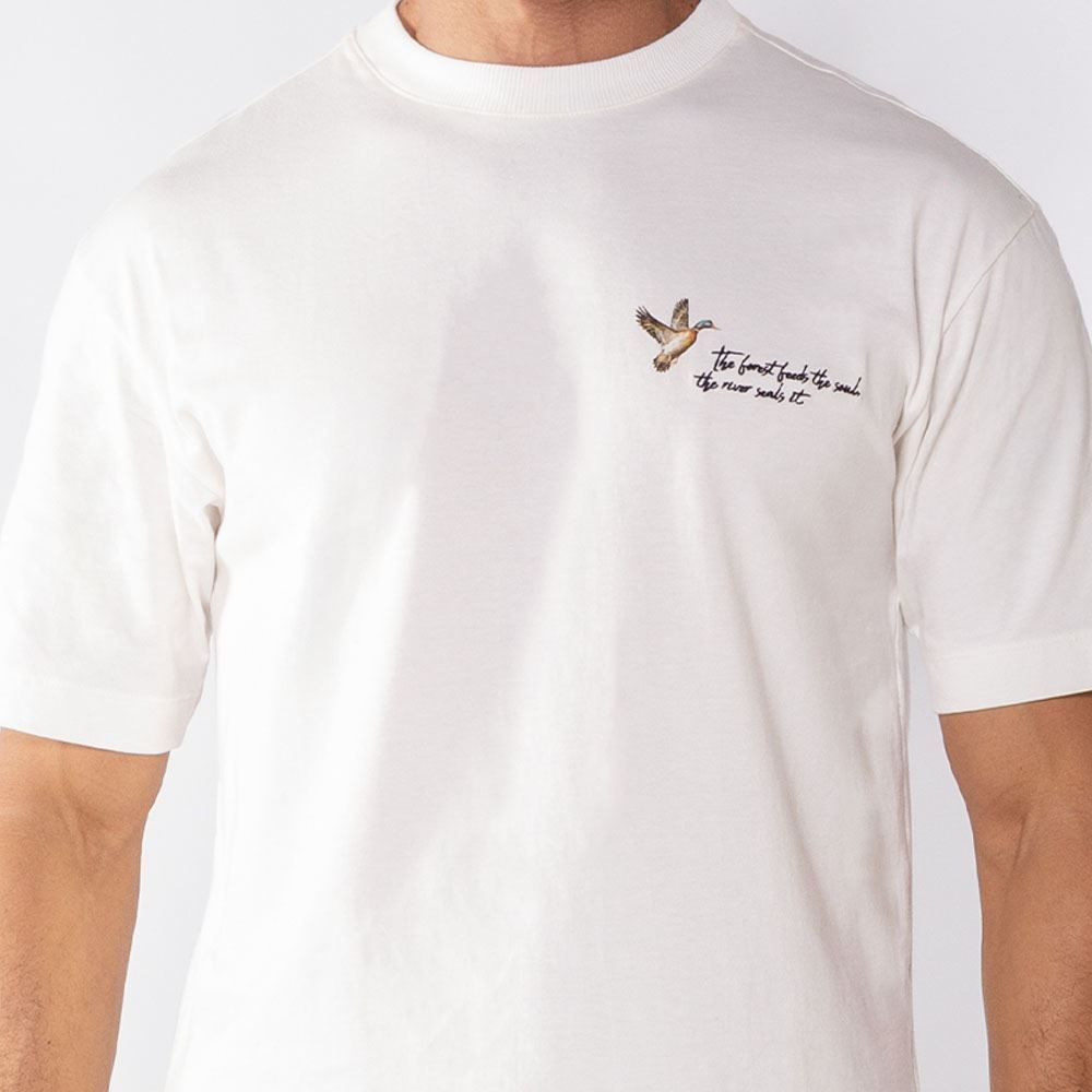 Camiseta Masculina Manga Curta Bordada Thing