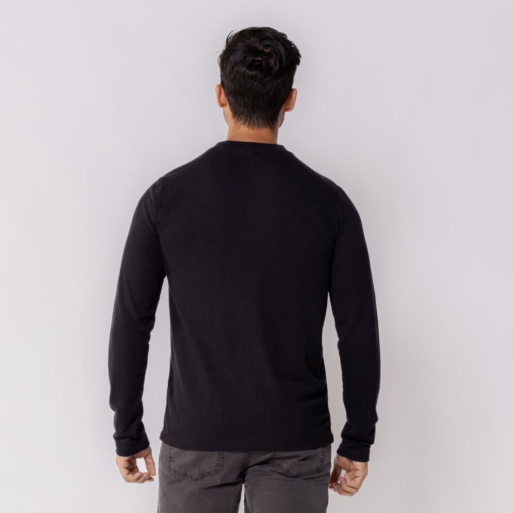 Camiseta Masculina Manga Longa De Malha Marc Alain 