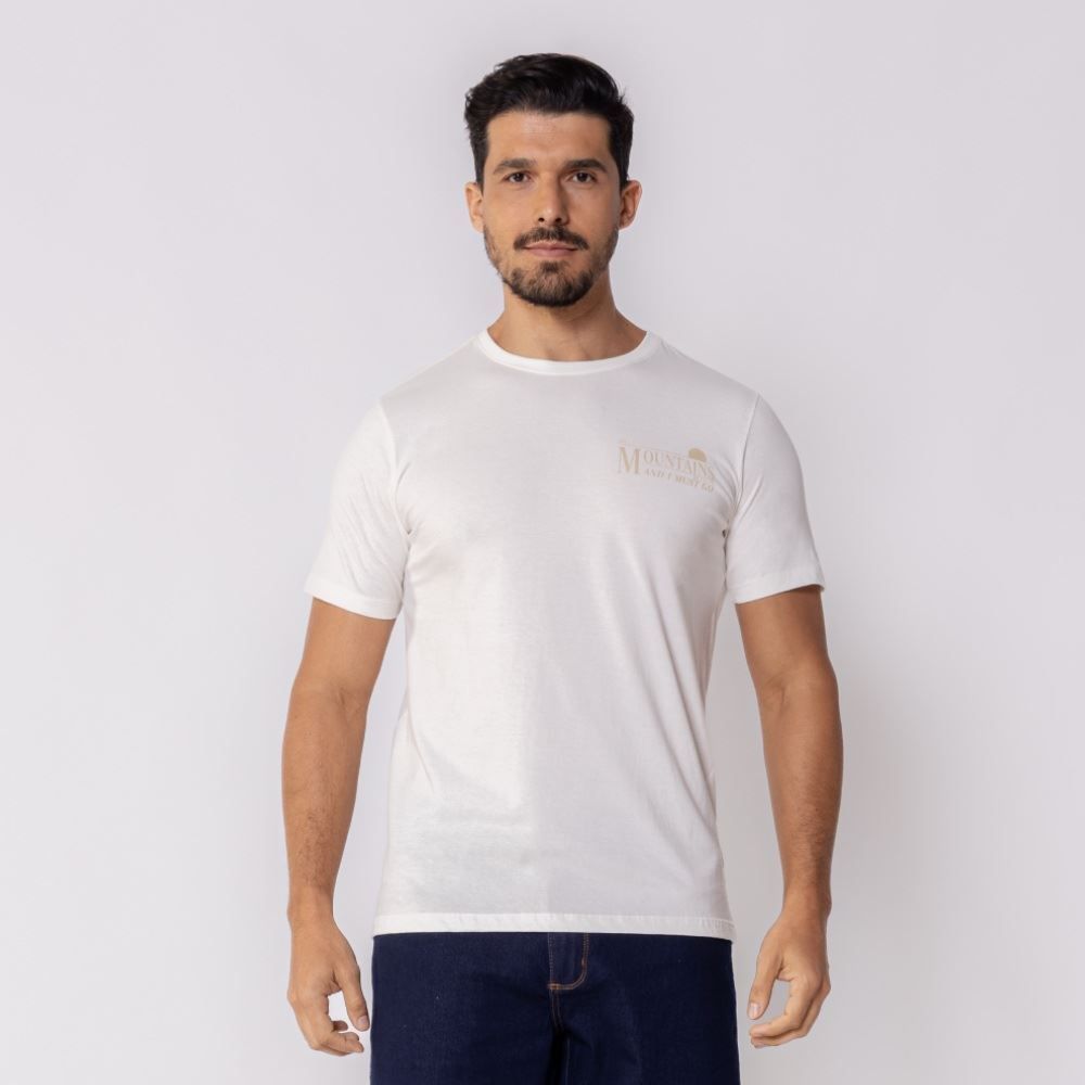 Camiseta Masculina Mountains Marc Alain