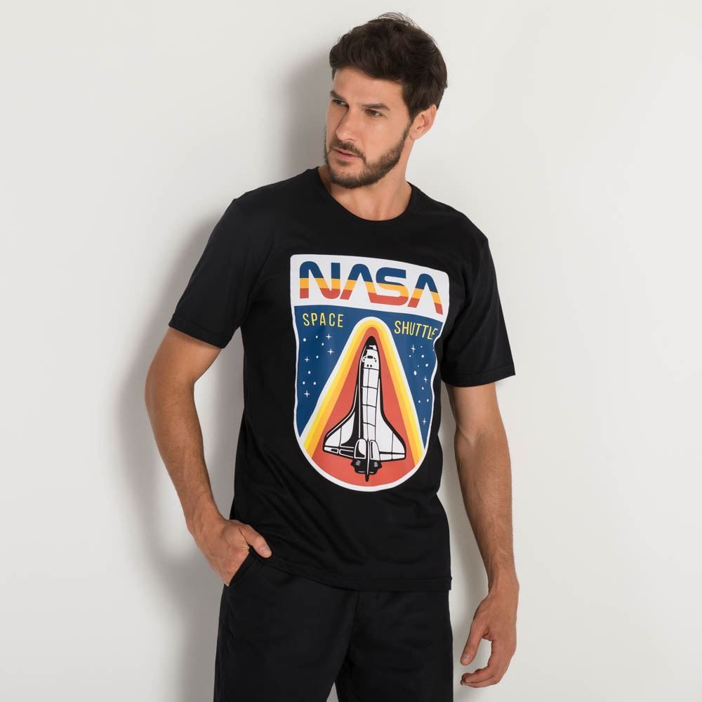 Camiseta Masculina Nasa Shuttle BandUP