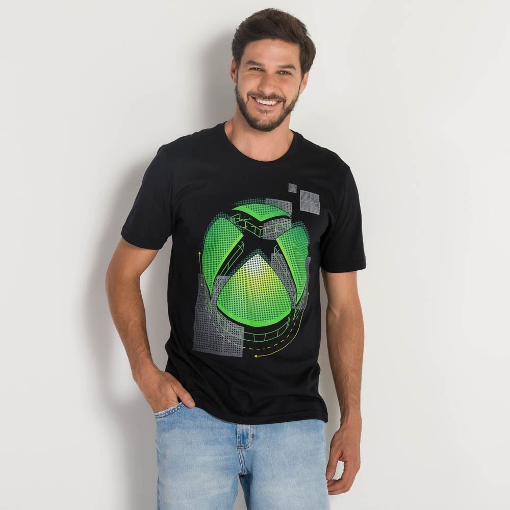 Camiseta Masculina Xbox Logo BandUP