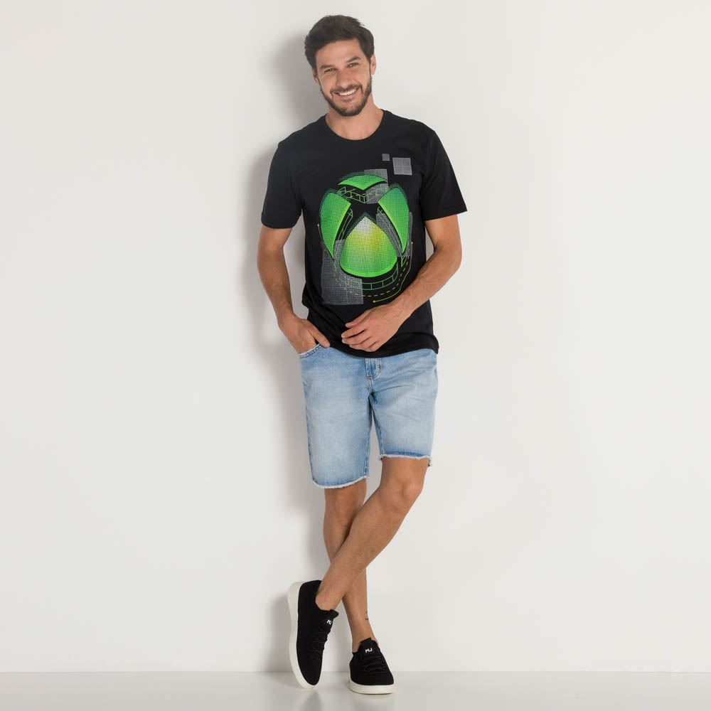 Camiseta Masculina Xbox Logo BandUP