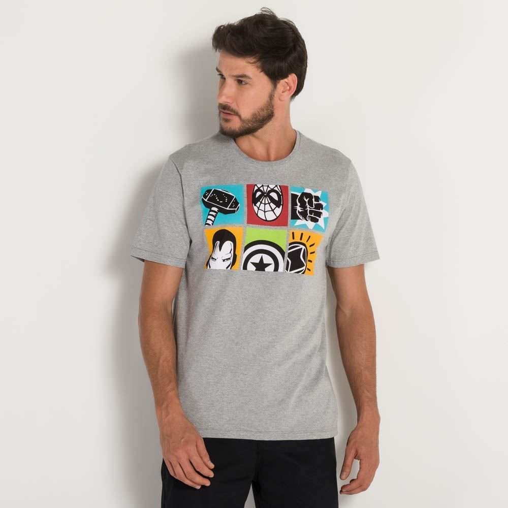 Camiseta Masculino Quadrinhos Marvel