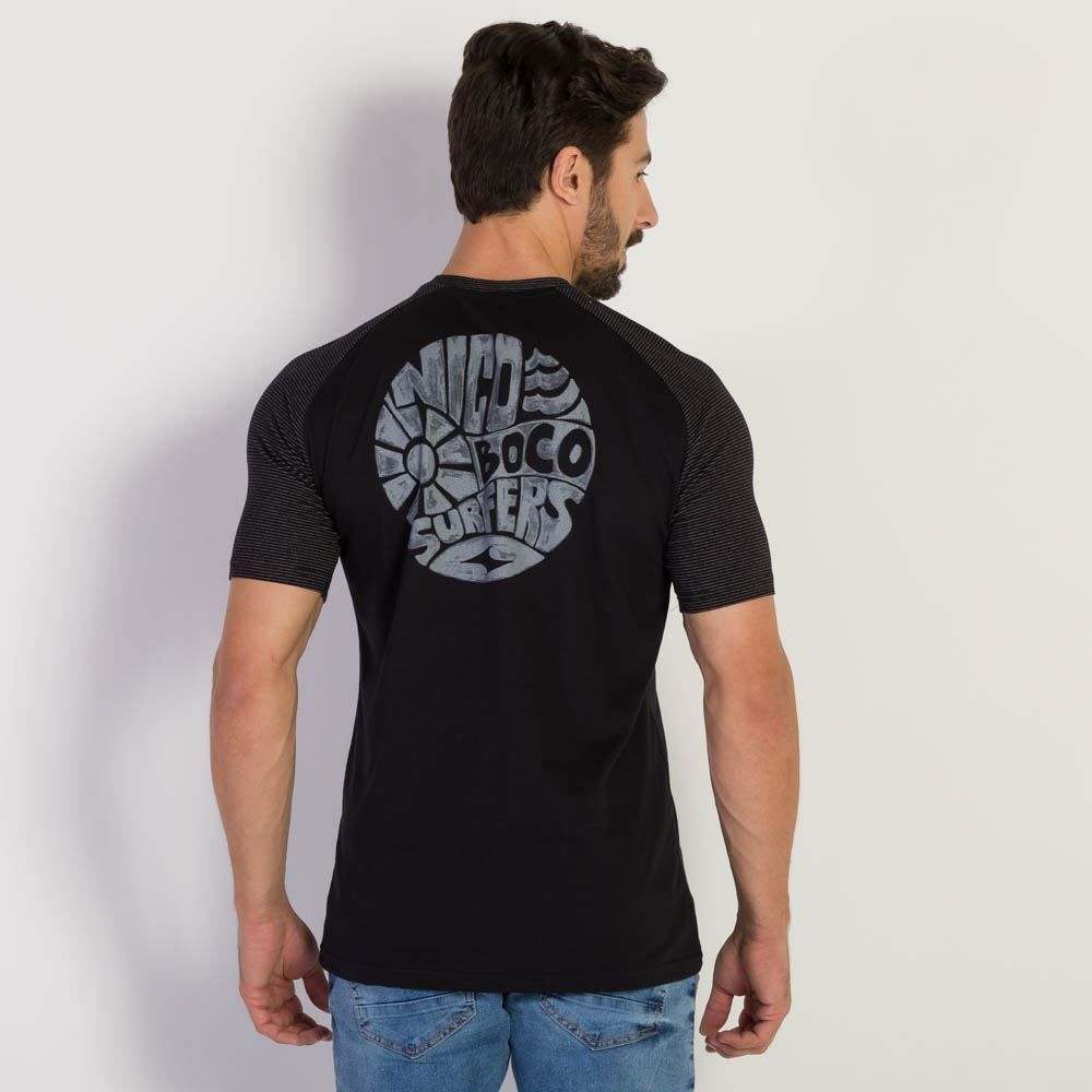Camiseta Masculino Raglan Nicoboco