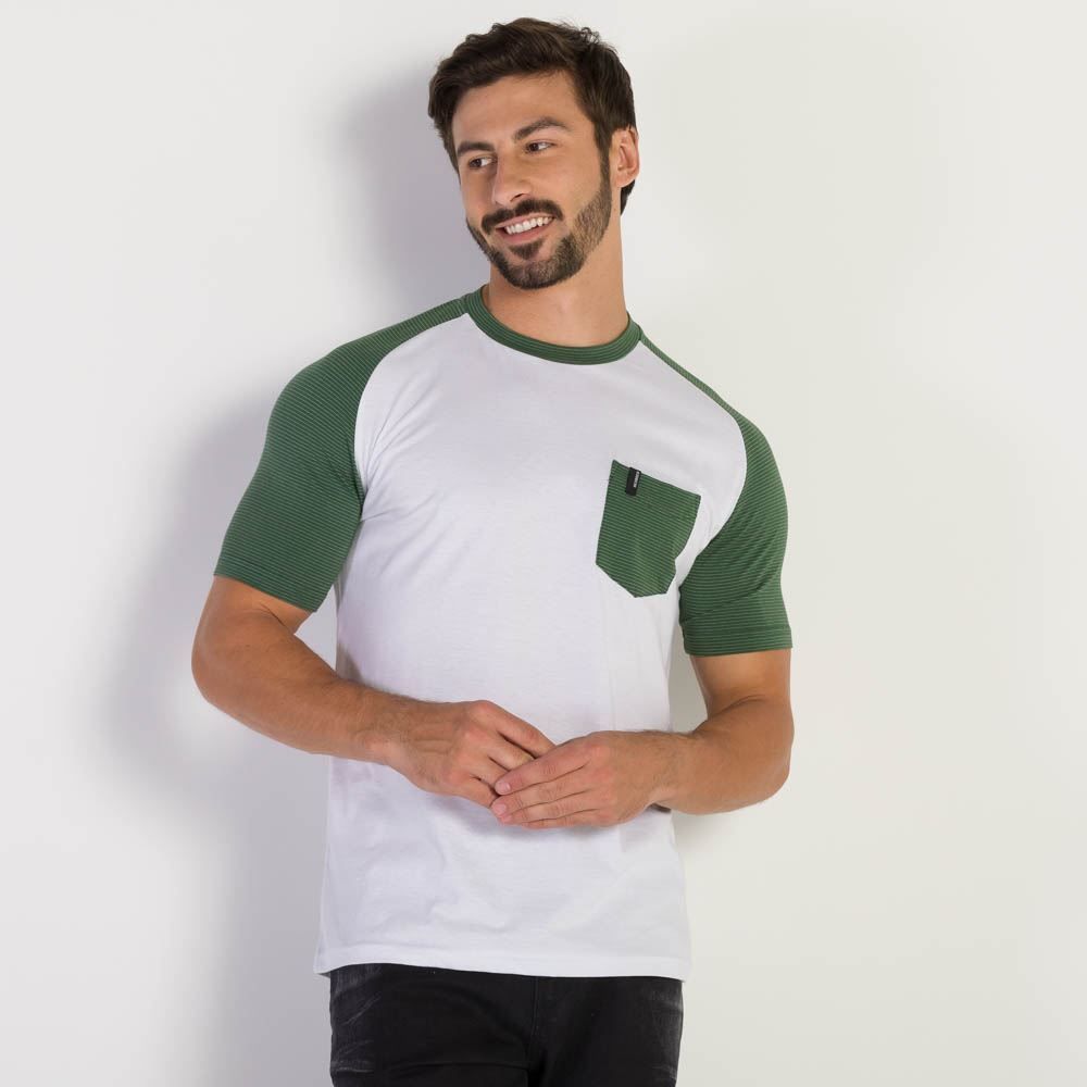 Camiseta Masculino Raglan Nicoboco