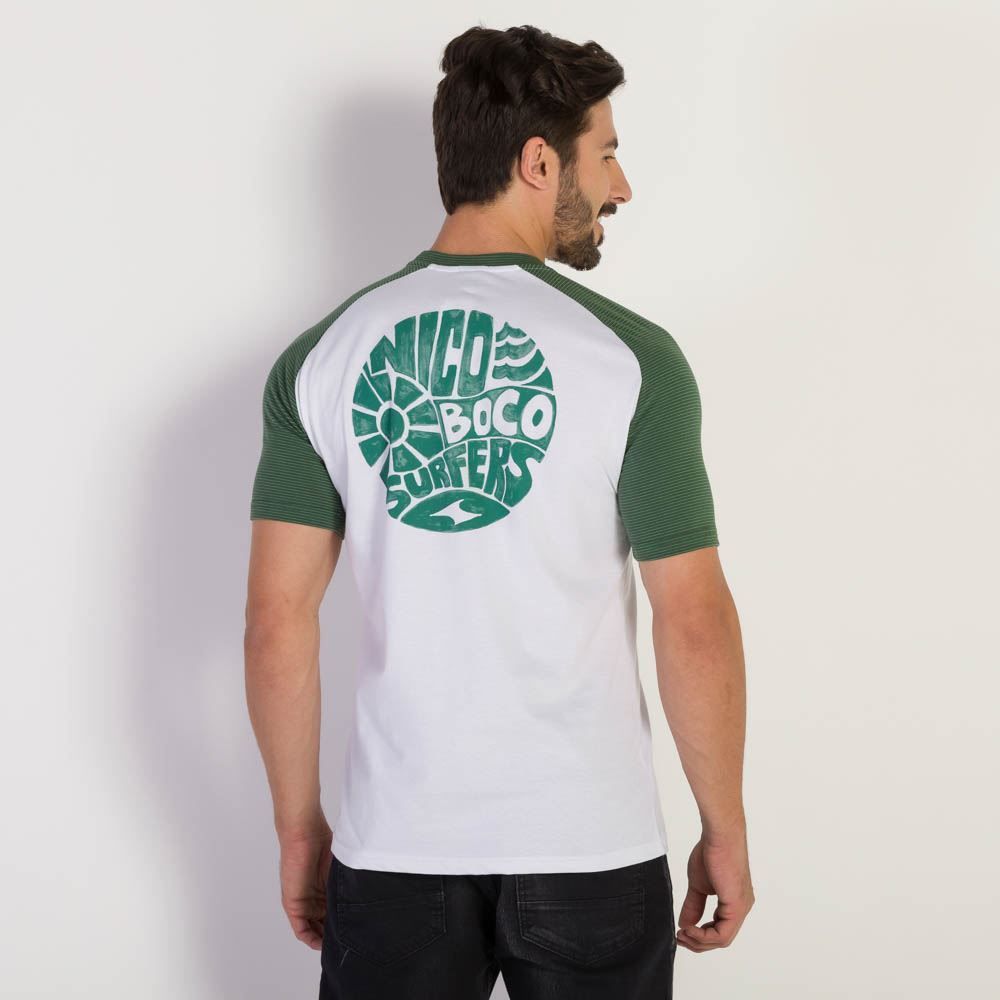 Camiseta Masculino Raglan Nicoboco
